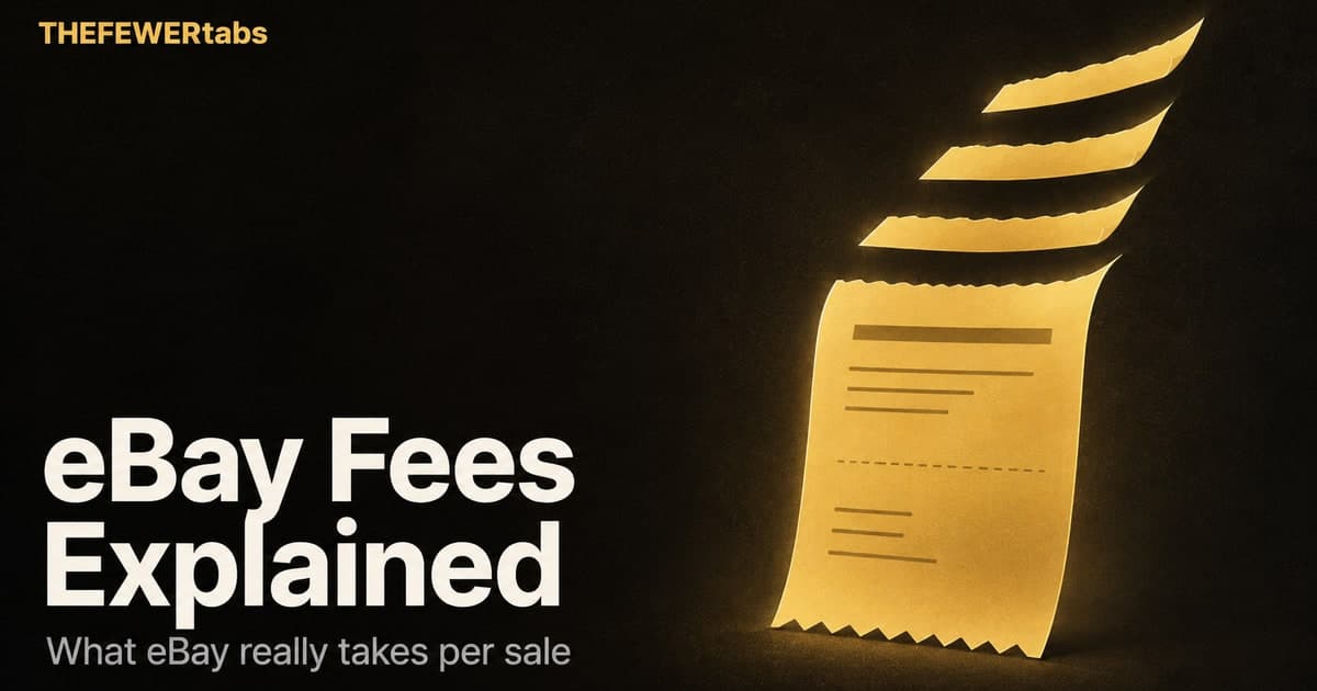 eBay Fees Explained: How Much eBay Really Takes From Each Sale in 2026